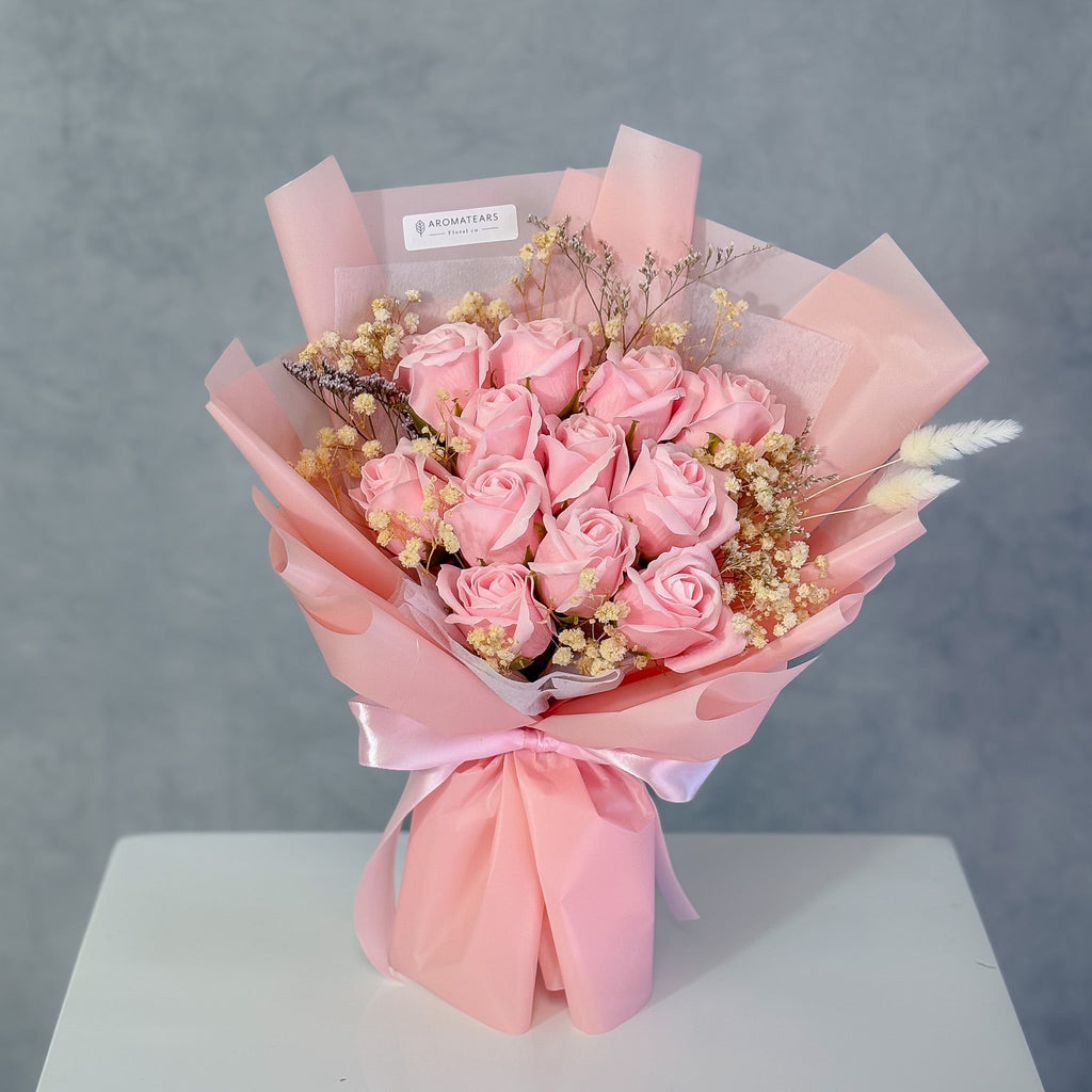 12 Soap Roses Bouquet - Aromatears flower Roses