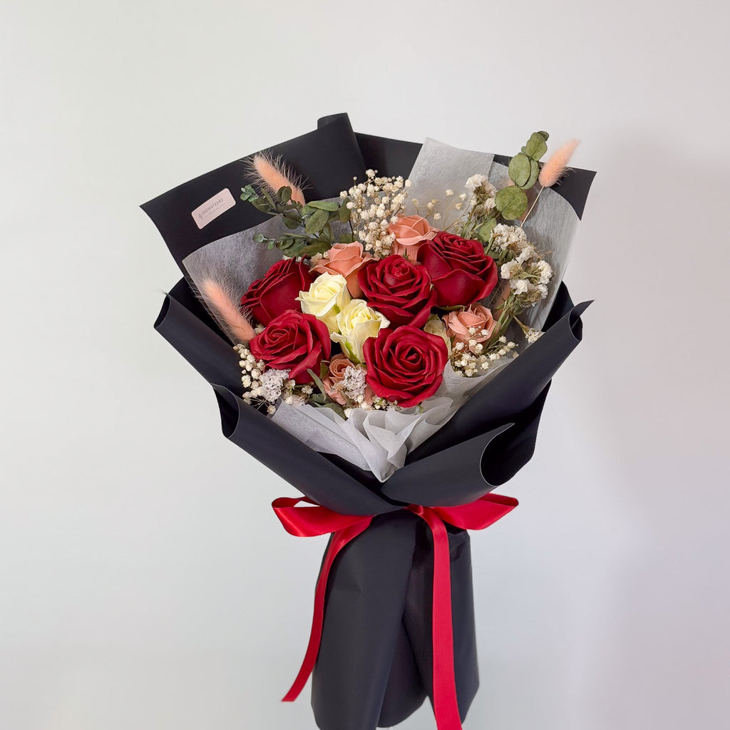 Designer's Choice Soap Roses Bouquet - Aromatears flower Soap Roses