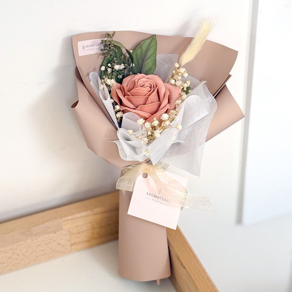 Single Soap Flower Bouquet - Aromatears flower Single